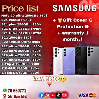 Samsung Price List Open Box