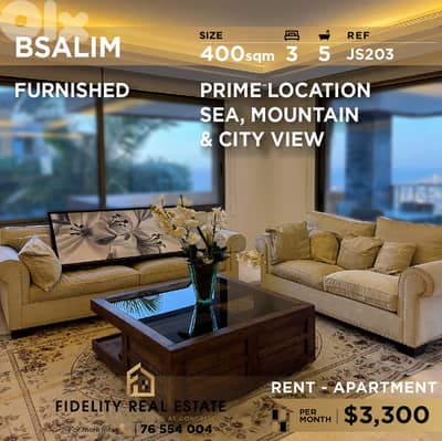 Apartment for rent in Bsalim JS203 شقة  للإيجار في بصاليم