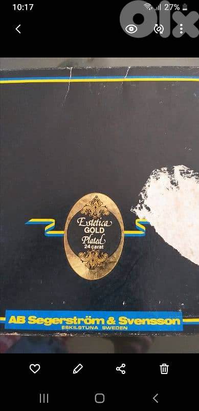 Golden 24k Plated Service Plate 2