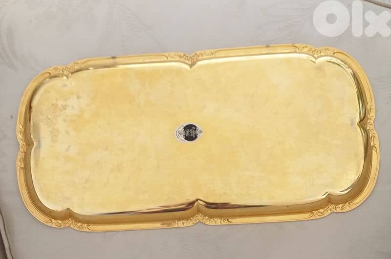 Golden 24k Plated Service Plate 3