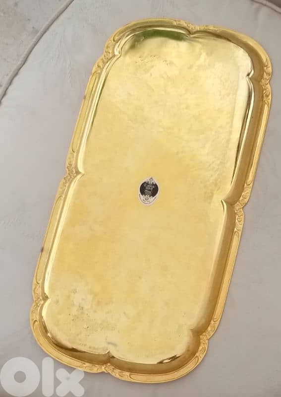 Golden 24k Plated Service Plate 4