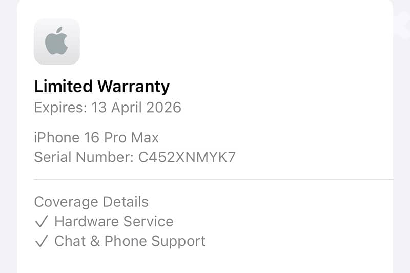 iphone 16 pro max 256gb desert titanium battery 100% apple warranty 1