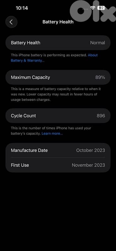 I phone 15 Pro Max 256 space gray 5