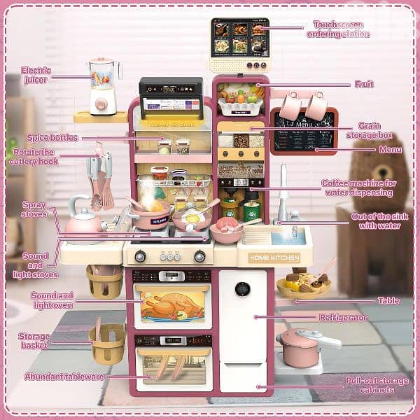 Kids Plastic Kitchen 5