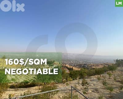 Exceptional Land for Sale in Zahle – Villa Zone REF#LM128281