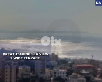 furnished duplex in Jbeil with open sea views REF#DA128770