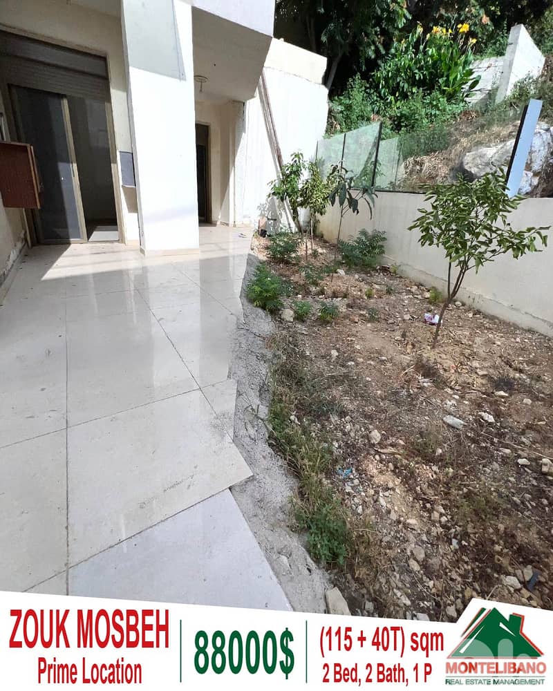 Prime Location 115sqm Apartment For Sale in Zouk Mosbeh+40 sqm Terrace 0