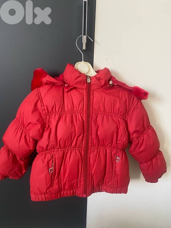 RED PUFFER JACKET 1