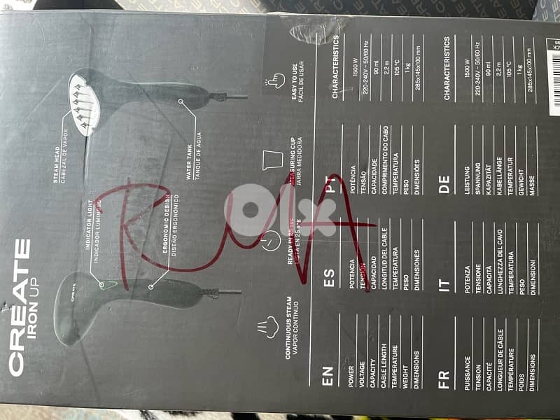 HAND PORTABLE STEAM IRON 6