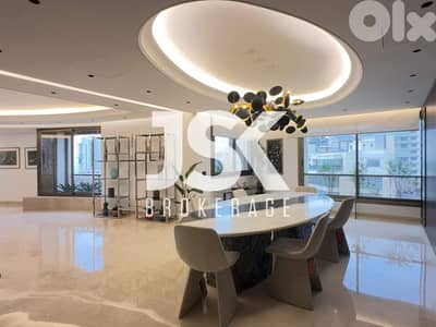 L19755 -Modern & Furnished Apartment with Sea View For Sale in Raouche