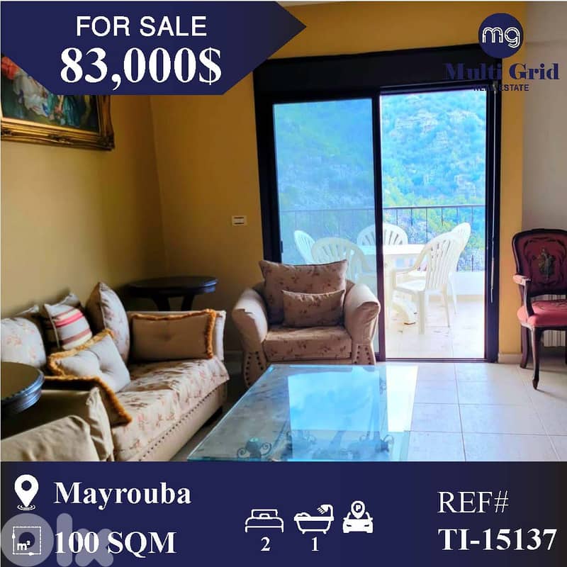 TI-15137 / Apartment for Sale in Mayrouba, شقة للبيع في ميروبا 0