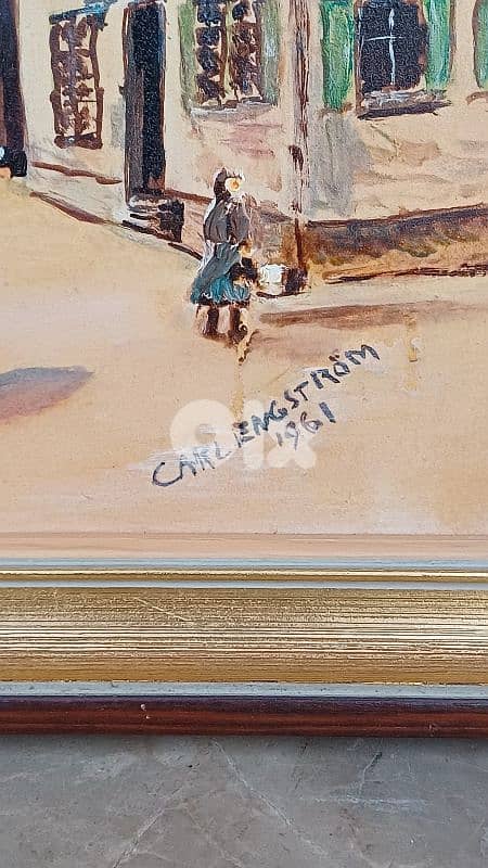 لوحة رسم زيتي اوروبية 7