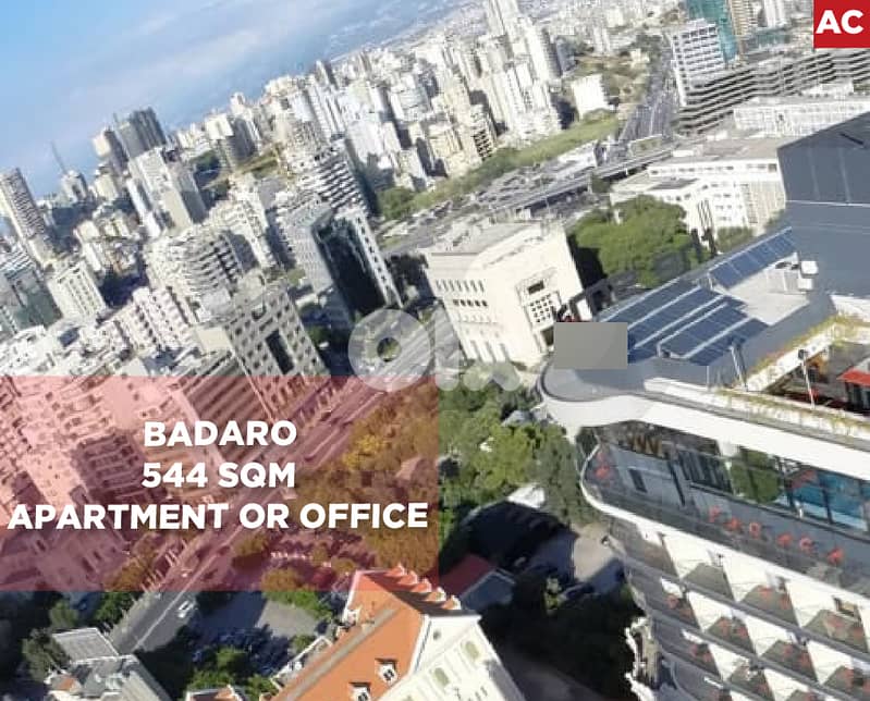 Prime Location, Badaro / High Floor / 544 SQM REF#AC128630 0