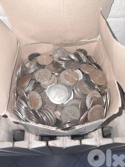 mixed coins weight 5 kg