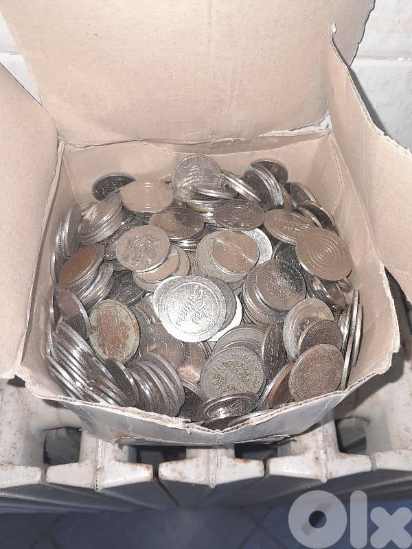 mixed coins weight 5 kg 0