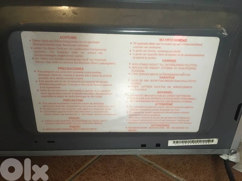 microwave panasonic good condition 2