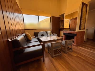 DIRECTLY ON THE SLOPES CHALET FOR SALE IN FAQRA + GARDEN, (KFA-216)