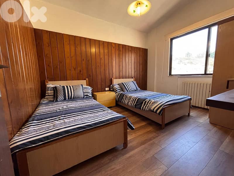 DIRECTLY ON THE SLOPES CHALET FOR SALE IN FAQRA + GARDEN, (KFA-216) 3