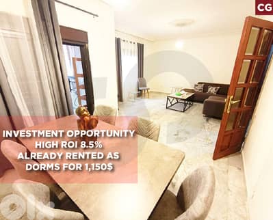 High ROI 140 sqm Apt For Sale-Furn El Chebback REF#CG128800