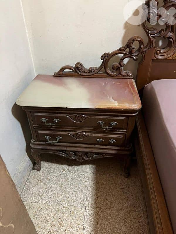 اوضة نوم ملكية حفر خشب زان انكليزية 5