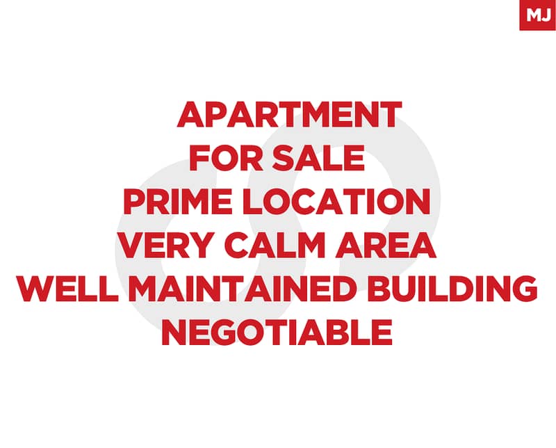 Comfortable & Bright 4-Bedroom Apartment Tallet El Khayat REF#MJ128814 0