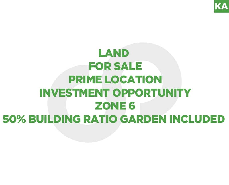 land Zone 6 with Garden and 4 floors Building, Achrafieh REF#KA128819 0
