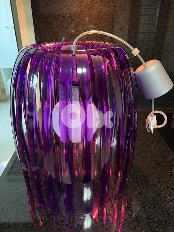 Purple lamp 0