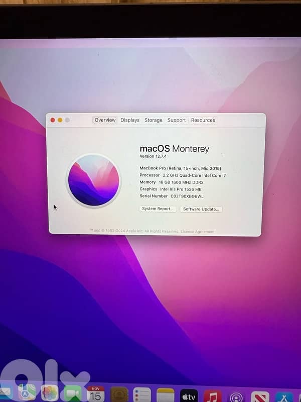 MacBook Pro 2015 15 inch 0