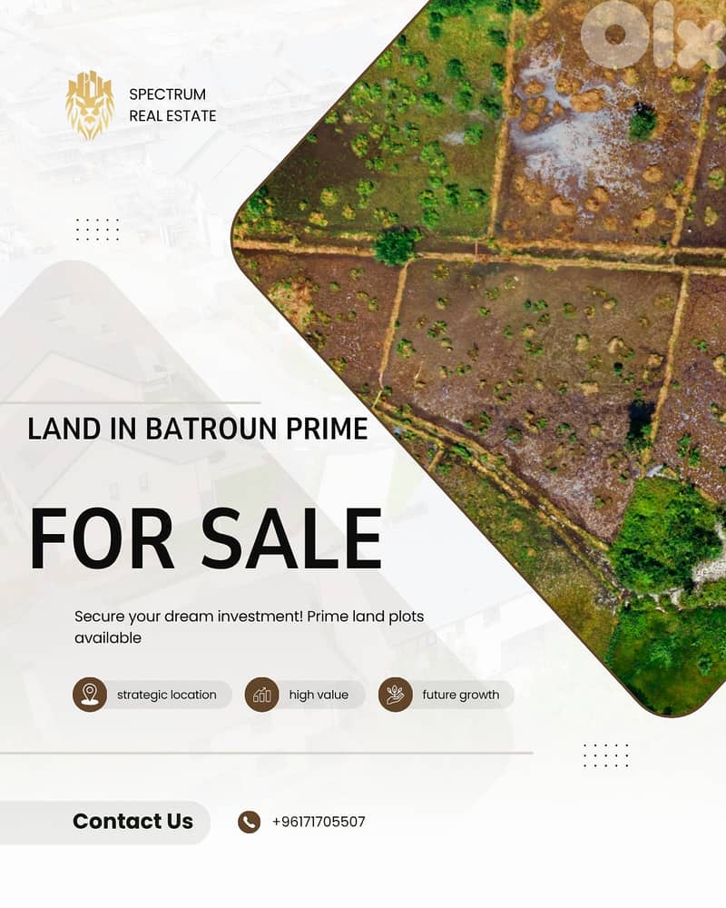 LAND FOR SALI IN BATROUN ,ZONE 25/50 (BAT-195) 0