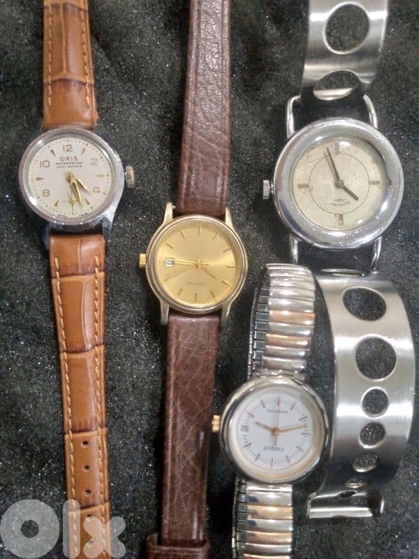 4 rare vintage Swiss watches (winding and Swiss quartz) 3