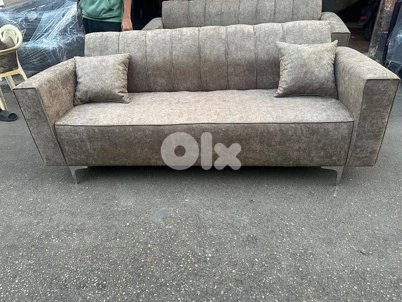 طقم كنبايات جديد خشب شوح اسفنج إكسترا 1