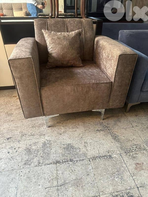 طقم كنبايات جديد خشب شوح اسفنج إكسترا 3