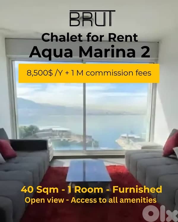Chalet for yearly rental in Aqua 2 - all access- open view 0