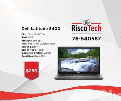 LAPTOP DELL LATITUDE 5400 - Core I5 - RAM 8GB - 256GB SSD - لابتوب