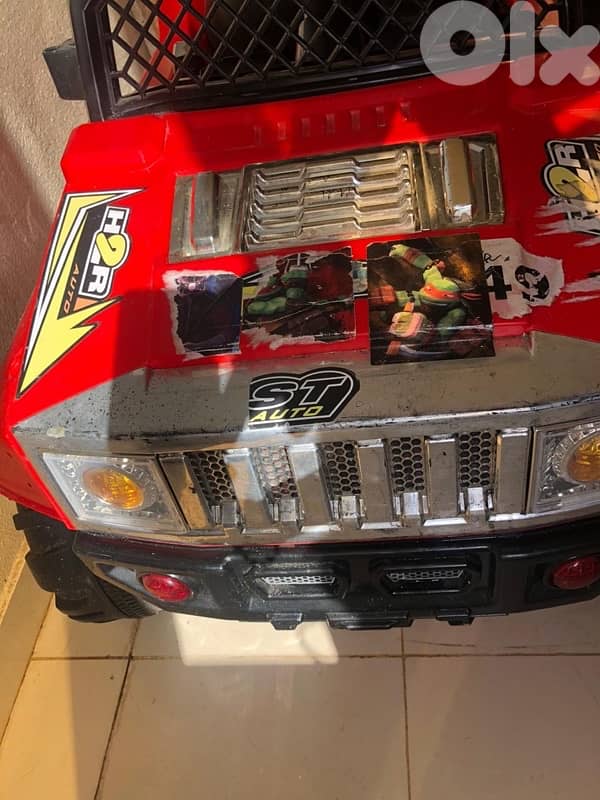 red electric toy car for kids 0