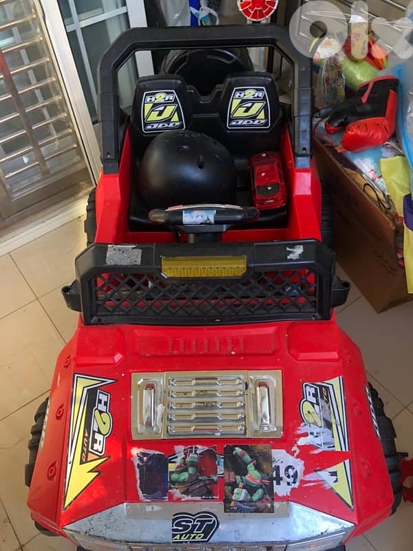 red electric toy car for kids 6