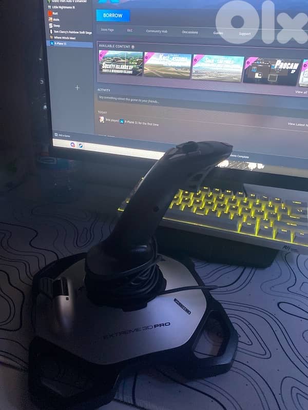 Logitech Extreme 30 Pro ; flight sim 1