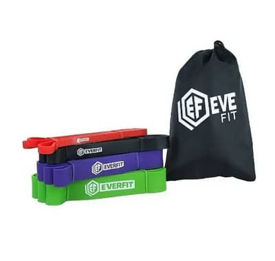 New Everfit Elastic Bands Set 4 Pcs