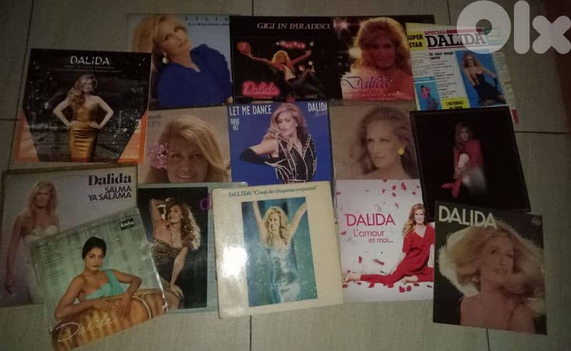 اسطوانات داليدا 33rpm-45rpm حوالي ١٣٠ اسطوانة 3