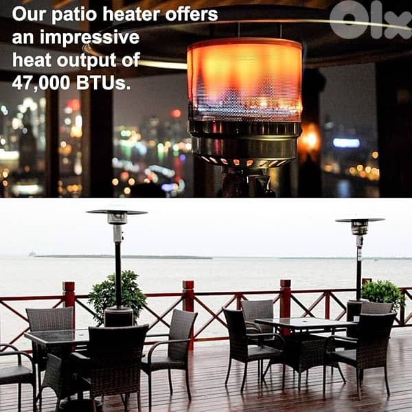 Outdoor Patio Heater Tall Standing 3