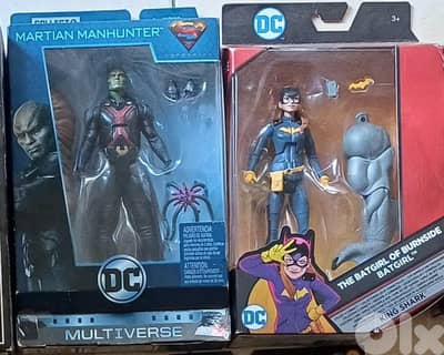 Dc multiverse Mattel Martian manhunter & Batgirl