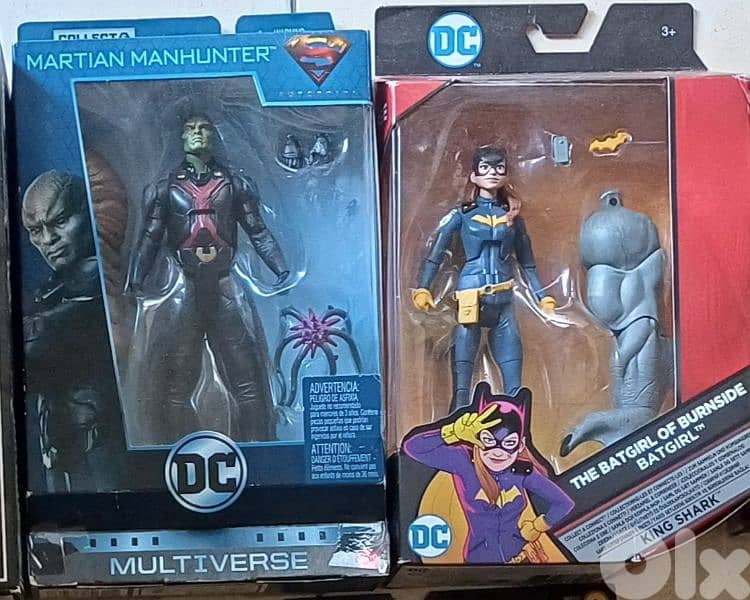 Dc multiverse Mattel Martian manhunter & Batgirl 0