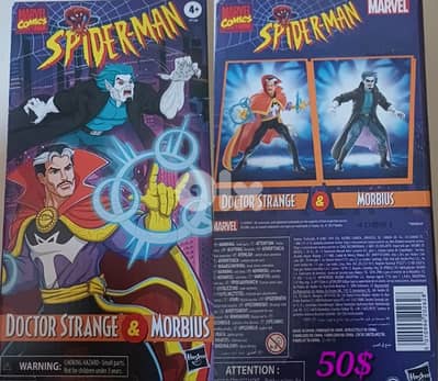 Marvel Legends Spider-Man Vhs 2pack Dr. strange vs Mobius