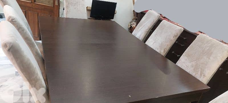 طاولة سفرة خشب 0