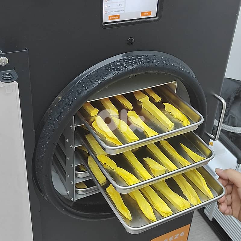 مكنة مقرمشات تجفيف بالتبريد ١٠ كلغ 2