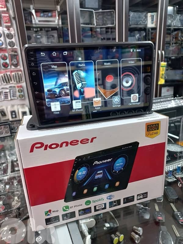 pioneer android screen 9 inch 8GB Ram 256GB Memory 1