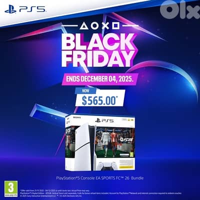 Black Friday PS5 FC26 Offer & Accessories (Swipe to view offers)