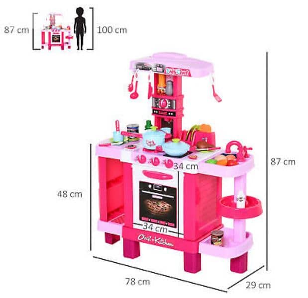 Girls Plastic kitchen 4