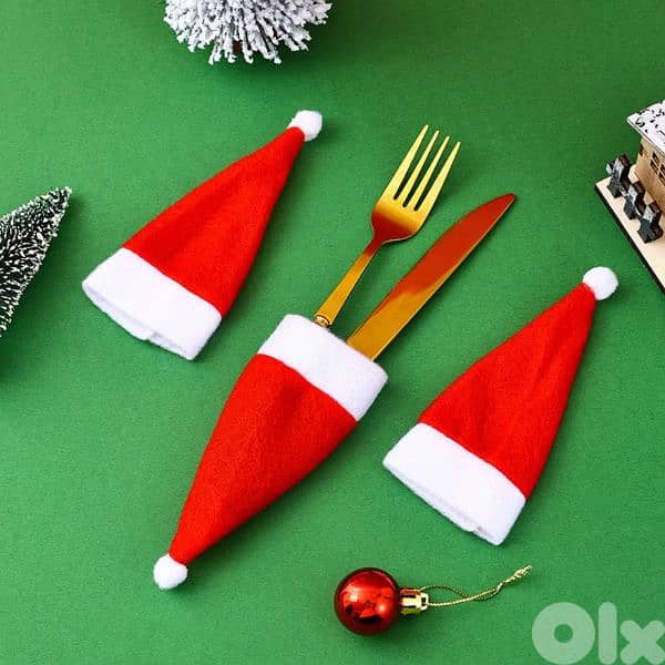 Mini christmas hat for decorations 0