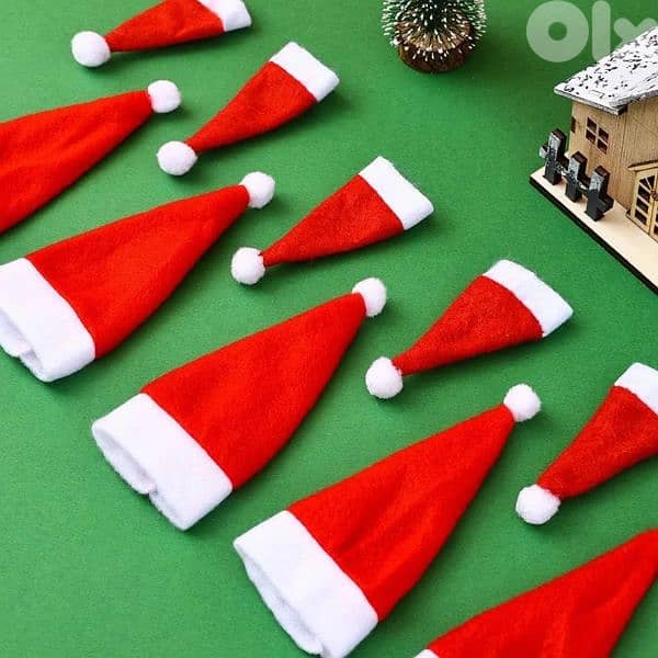 Mini christmas hat for decorations 3